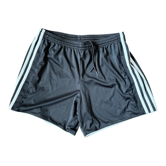 Adidas Black Shorts with White Accents - Picture 1 of 4